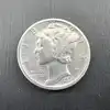 pièce 10 cents "mercury dime" états-unis 1936 in god we trust  argent 900 millième 2,43g