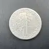 pièce 10 cents "mercury dime" états-unis 1936 in god we trust  argent 900 millième 2,43g