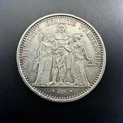pièce 10 francs hercule 1965 argent 900 millième 24,93g