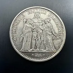 pièce 10 francs hercule 1969 argent 900 millième 25g