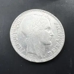 pièce 10 francs turin 1930 argent 680 millième 9,94g