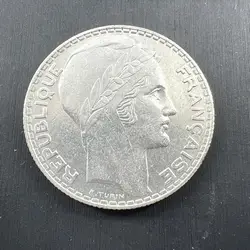 pièce 10 francs turin 1939 argent 680 millième 10g