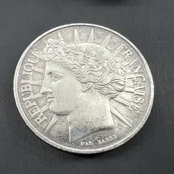pièce 100 francs fraternité 1988 argent 900 millième 14,96g