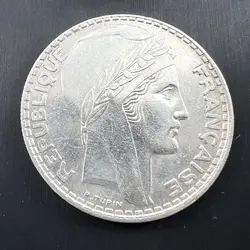 pièce 20 francs turin 1933 argent 680 millième 20g
