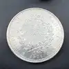 pièce 50 francs hercule 1976 argent 900 millième 29,89g