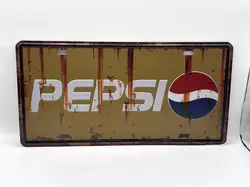 plaque decorative pepsi