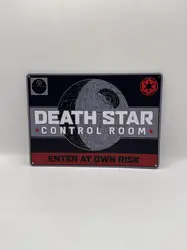plaque decorative star wars death star