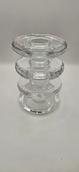 porte bougie en verre leonardo