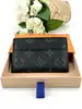 porte-cartes double louis vuitton en toile monogram et cuir noir