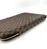 porte-documents louis vuitton en toile damier ébène marron