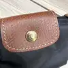 porte-monnaie longchamp le pliage original en toile noir