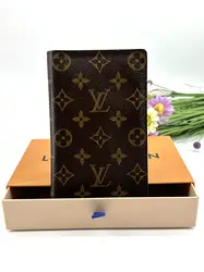 porte-papier / porte-chéquier vintage louis vuitton en toile monogram
