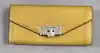 portefeuille michael kors en cuir orange kinsley
