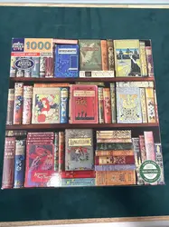 puzzle 1000 pièces eeboo vintage library