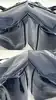 sac à main armani jeans vernis bleu nuit logo avec un strass incrusté