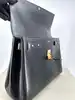 sac à main saint laurent le fermoir top handle en cuir lisse noir avec bandoulière ajustable et amovible