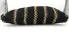 sac cabas agnès b denise en nylon recyclé tressé noir et beige