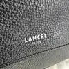 sac cabas lancel en cuir noir