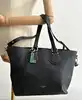 sac cabas lancel en cuir noir
