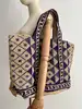 sac cabas vanessa bruno en raphia inspiration motifs géométriques