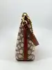 sac coach juliet 25 en tissu jacquard textile signature avec deux bandouliàres
