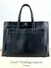 sac just campagne en cuir noir