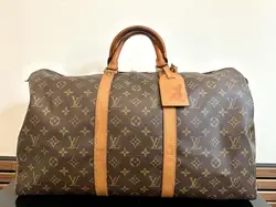 sac louis vuitton keepall 50 vintage en toile monogram