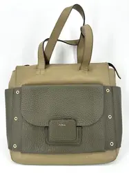 sac porté épaule furla adele s en cuir vert