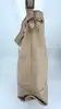 sac seau gérard darel en cuir de chèvre beige