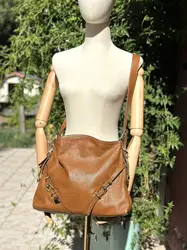 sac tote givenchy voyou en cuir camel avec bandoulière