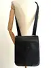 saccoche lancel en cuir noir avec bandoulière
