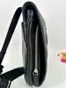 saccoche lancel en cuir noir avec bandoulière