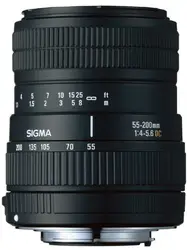 sigma dc 55 - 200 mm f/4 - 5.6, monture nikon