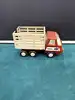tonka pieu bétail cheval bétail ou camion à foin rouge et crème #55010