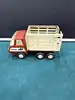 tonka pieu bétail cheval bétail ou camion à foin rouge et crème #55010