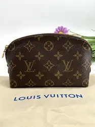 trousse de cosmétique pm vintage louis vuitton en toile monogram