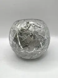 vase rond en verre