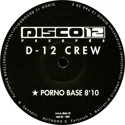vinyle d - 12 crew / viceversa - porno base / rebel without a mouse (1994)