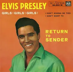 vinyle elvis presley with the jordanaires - return to sender (1963)
