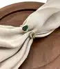 20013550 bague ouverte toi et moi sertie d'oxydes verts t54