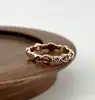 20020405 bague tour us d'oxydes rose, violet et orange t56
