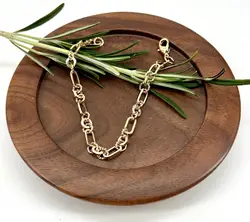35652 collier chaîne maille forçat