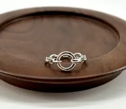 7918700 bague chaîne asymétrique t56 argent 925 millième (22 ct) 2g