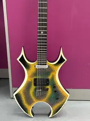 b.c. rich platinum virgo / custom / micor simple dimario/m double seimour duncan