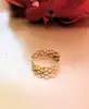 bague bandeau motifs tressés or 375 millième (9 ct) 1,25g
