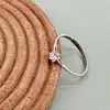 bague en argent solitaire t59 argent 925 millième (22 ct) 1,13g