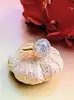 bague fleur en or sertie des oxydes or 375 millième (9 ct) 2,70g