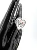 bague gucci coeur logo 25 taille 59 argent 925 millième (22 ct) 13,97g