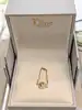 bague souple dior rose des vents en or jaune et nacre or 750 millième (18 ct) 1,08g
