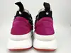 baskets christian louboutin 123 run noir, fuchsia et léopard t40